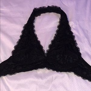 Black Halter Bralette